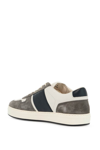 HOGAN smooth and suede leather h-tv sneakers.