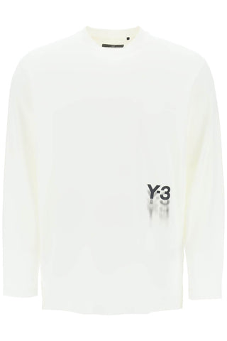 Y-3 long-sleeved t-shirt with logo print