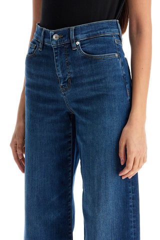 FRAME 'le slim palazzo' cropped jeans