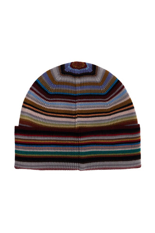 Paul Smith signature stripe virgin wool beanie hat