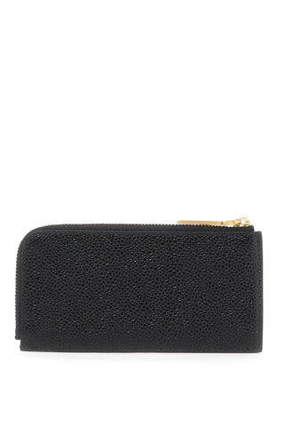 Thom Browne pebble grain leather cardholder