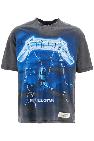 REPRESENT vintage gray cotton t-shirt metallica ride the lightning 40th anniversary