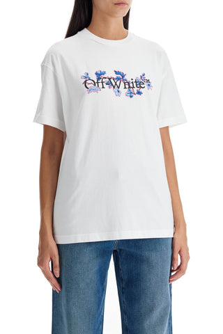 Off-White flower bookish t