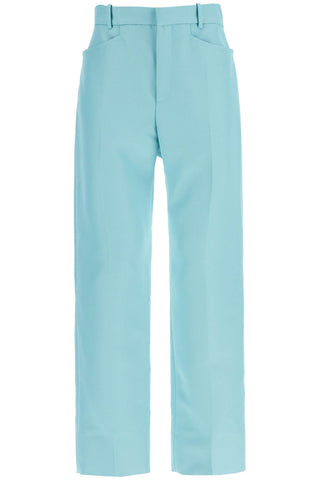 Tom Ford wallis cigarette pants in hopsack fabric