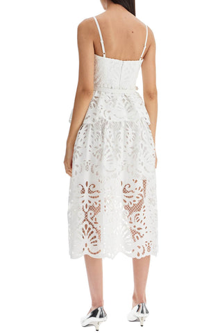 Self-Portrait Self Portrait lace bustier dress with belt