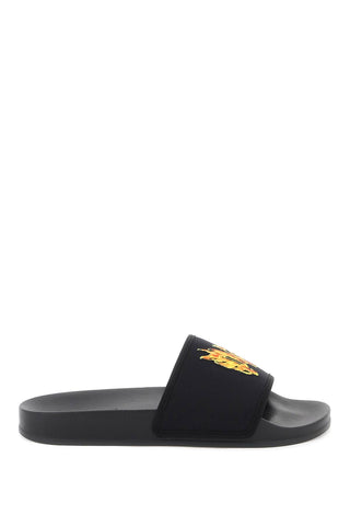 Palm Angels burning monogram slides