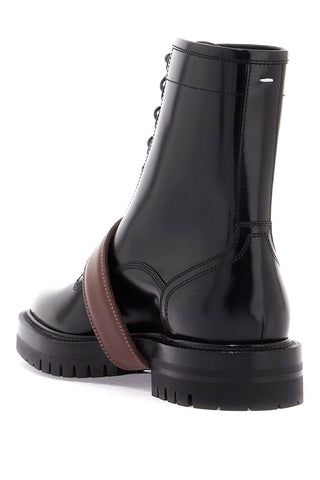 Maison Margiela 'brushed leather tabi boots