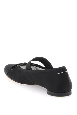 MM6 Maison Margiela anatomic satin ballet flats for