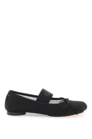 MM6 Maison Margiela anatomic satin ballet flats for