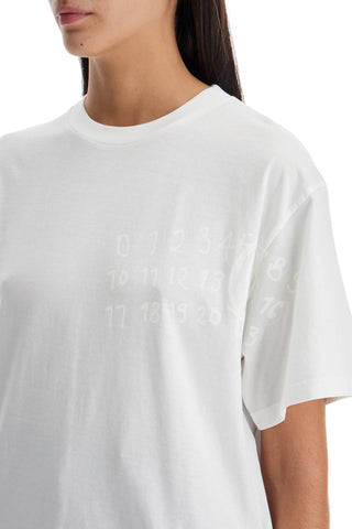 MM6 Maison Margiela numeric logo t-shirt