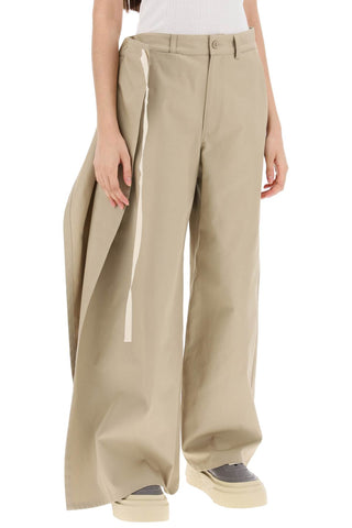 MM6 Maison Margiela cotton gabardine trousers