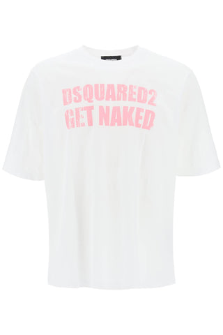 Dsquared2 skater fit printed t-shirt