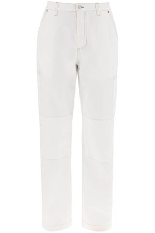 MM6 Maison Margiela wide cotton canvas trousers for men or women