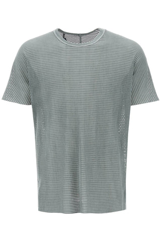 Boris Bidjan Saberi cotton perforated t-shirt