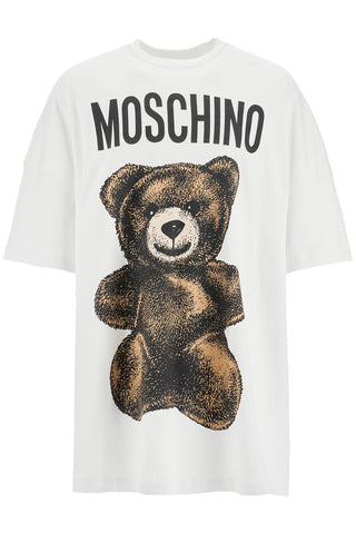 moschino teddy bear print maxi t