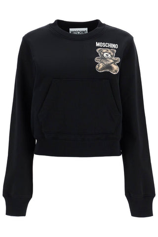 moschino teddy bear crewneck