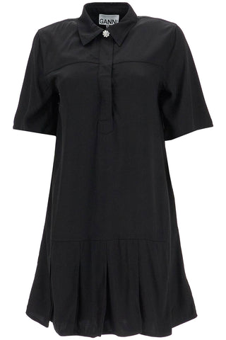 Ganni 'viscose mini dress with