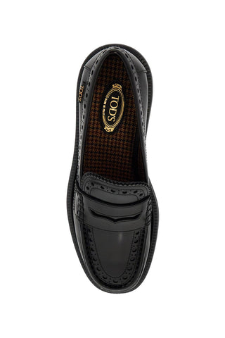 Tod'S leather brogue loafers