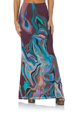 AFRM - Cara Skirt - Autumn Marble: Autumn Marble / XS
