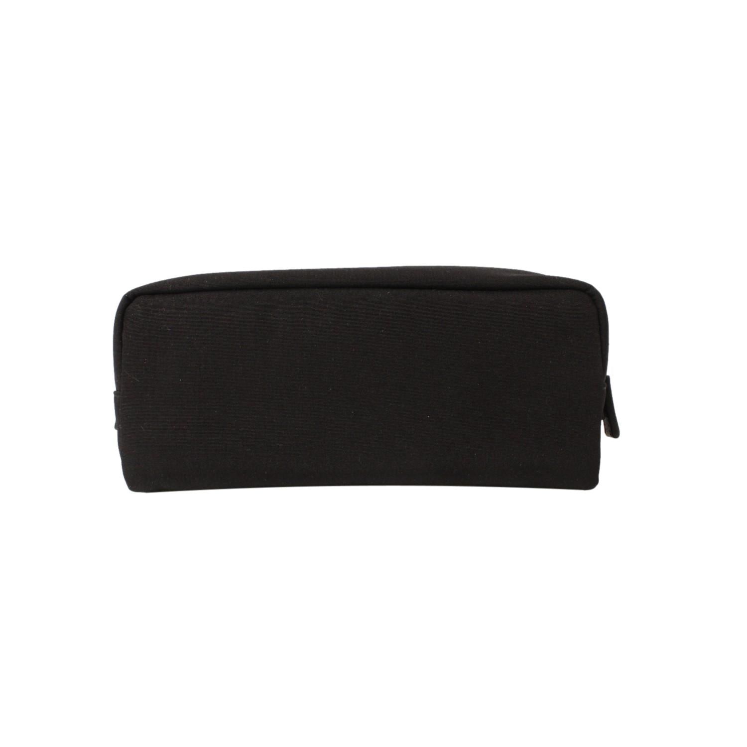 Prada Black Cordura Fabric Cosmetic Clutch