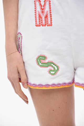 Moschino COUTURE! Sweatshorts with Crochet Details