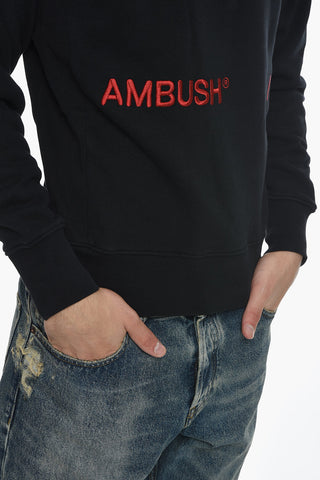 Ambush Crew Neck /21 Cotton Sweatshirt with Embroidered Logo