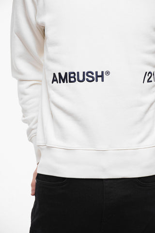 Ambush Crew Neck /21 Cotton Sweatshirt with Embroidered Logo