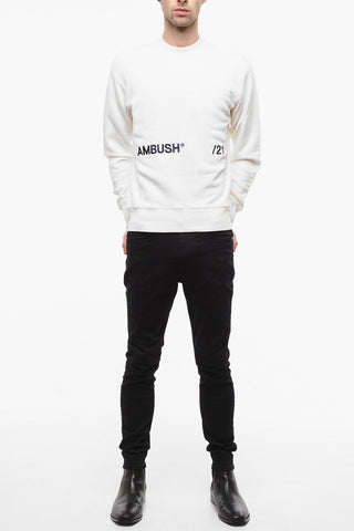 Ambush Crew Neck /21 Cotton Sweatshirt with Embroidered Logo