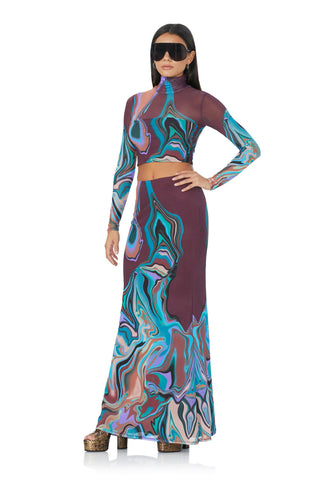 AFRM - Orlando Top - Autumn Marble: Autumn Marble / XS