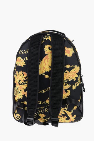 Versace JEANS COUTURE Baroque Printed RANGE ICONIC Backpack with Max