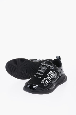 Versace JEANS COUTURE Contrasting Laces Low-Top Sneakers with Levion