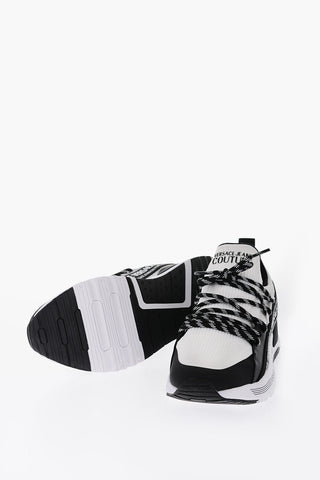 Versace JEANS COUTURE Fabric DYNAMIC Sneakers with Logoed Details