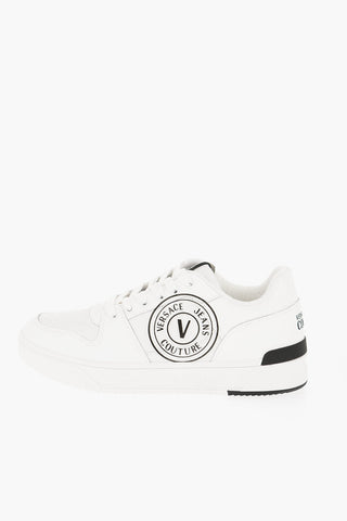 Versace JEANS COUTURE Leather and Fabric STARLIGHT Low Top Sneakers