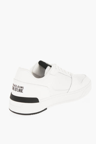 Versace JEANS COUTURE Leather and Fabric STARLIGHT Low Top Sneakers