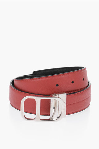 Dior Leather Belt With Logo Buckle