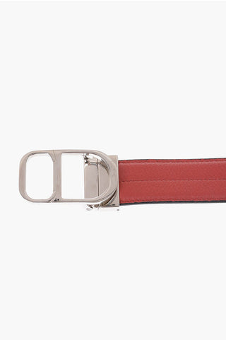 Dior Leather Belt With Logo Buckle