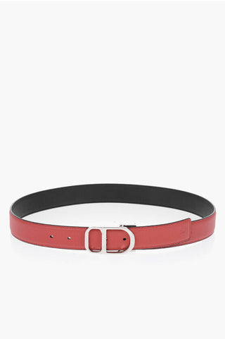 Dior Leather Belt With Logo Buckle