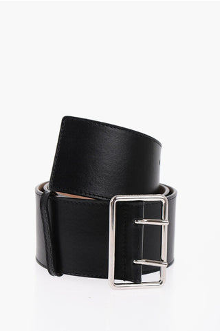 Alexander McQueen Leather Maxi Belt 60mm