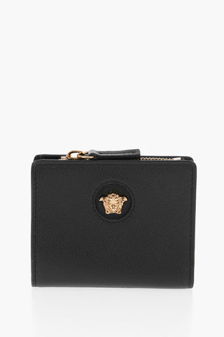 Versace Leather MEDUSA Wallet with Golden Details