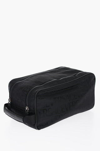 Versace Logoed Beauty Case with Double Zip