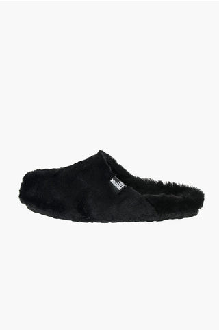 Moschino LOVE Faux Fur Sabot