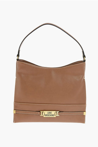 Moschino LOVE faux leather bag with golden logo