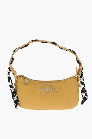 Moschino LOVE faux leather baguette bag with neckerchief