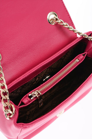 Moschino LOVE faux leather crossbody bag with quilted heart