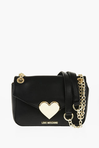 Moschino LOVE Faux Leather ECO-FRIENDLY GRACIOUS Shoulder Bag with Me