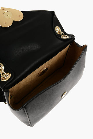 Moschino LOVE Faux Leather ECO-FRIENDLY GRACIOUS Shoulder Bag with Me