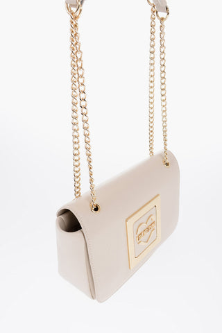 Moschino LOVE Logoed Bag with Chain Shoulder Strap