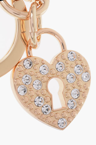 Moschino LOVE Metal Keyring with Charms