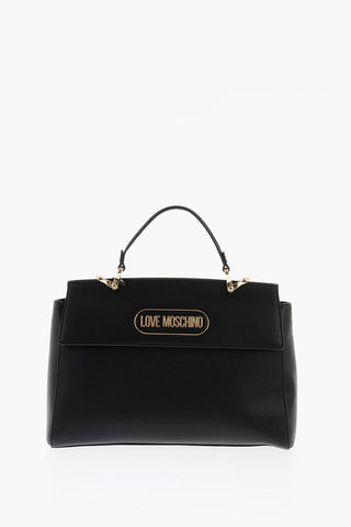 Moschino LOVE removable shoulder strap faux leather bag