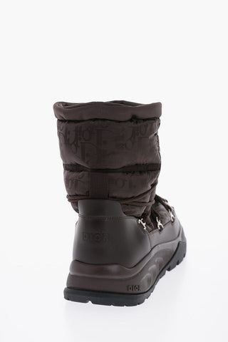 Dior Monogram Print Snow Boots